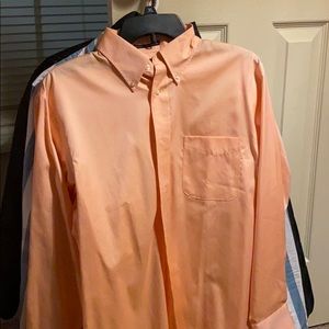 Orange Long Sleeve Buttondown